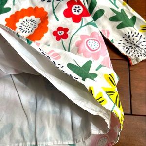 Mini Boden Floral Long-sleeves Dress Size 3-4